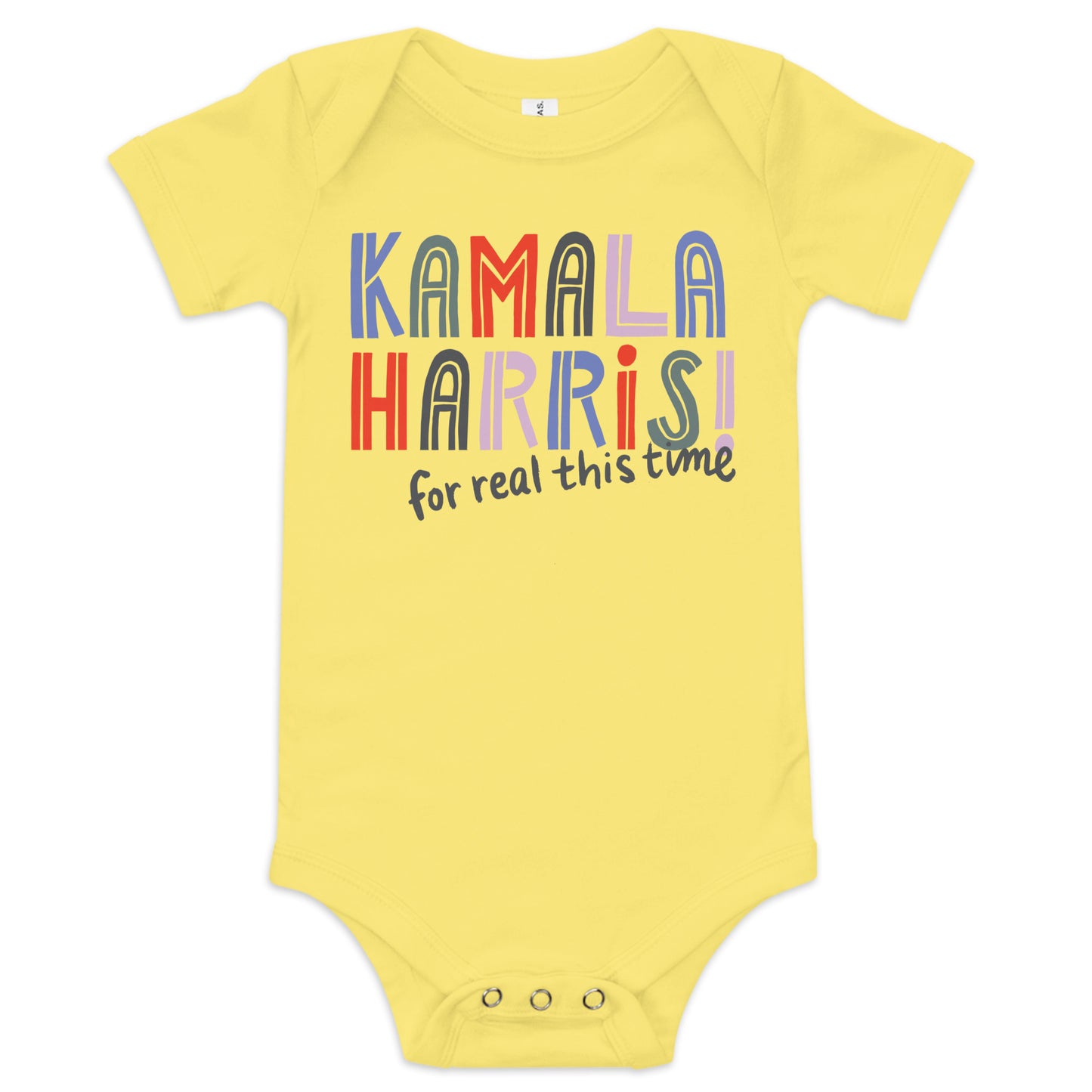 'For Real' baby short sleeve onesie